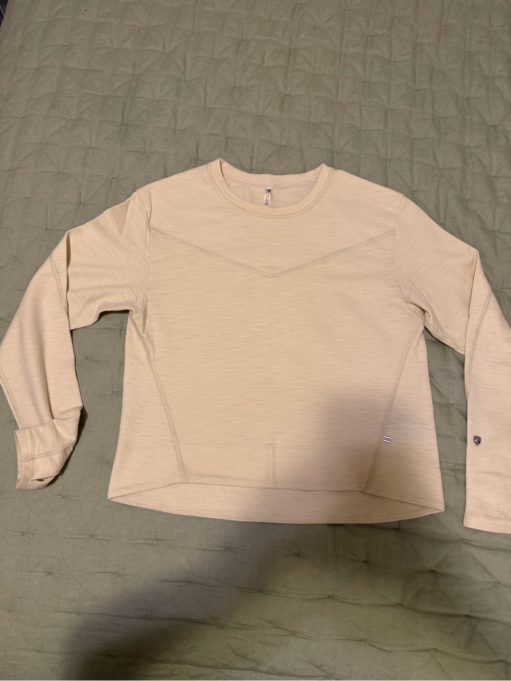 Kuhl Women's Cream Crewneck Pullover Sweatshirt
